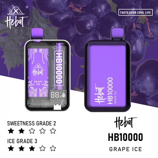 喜貝 HEBAT 10000 PUFF 超大容量拋棄式電子煙 一次性(台灣現貨):圖片 5