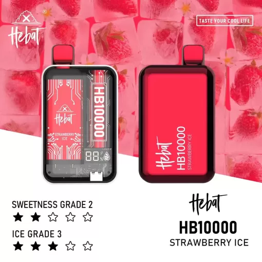 喜貝 HEBAT 10000 PUFF 超大容量拋棄式電子煙 一次性(台灣現貨):圖片 4