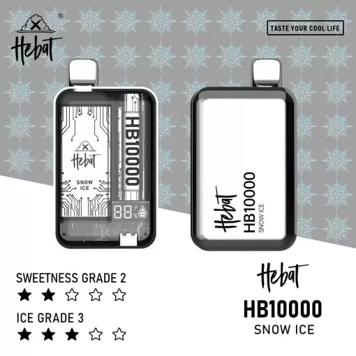 喜貝 HEBAT 10000 PUFF 超大容量拋棄式電子煙 一次性(台灣現貨):圖片 2